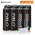 PALO 4-32PCS AA 1.2V NIMH AA Rechargeable Battery 3000mAh Low Self Discharge AA NI-MH Batteries for