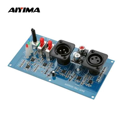 AIYIMA Subwoofer Verstärker Vorverstärker XLR Caron Ausgewogene RCA Eingang Phase Einstellbare Image