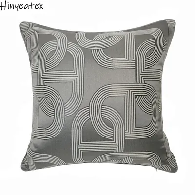 Zeitgenössische Geometrie, dunkelgraue Kette, Ellipse, Sofa, Stuhl, Designer, Pipping-Überwurf, Image