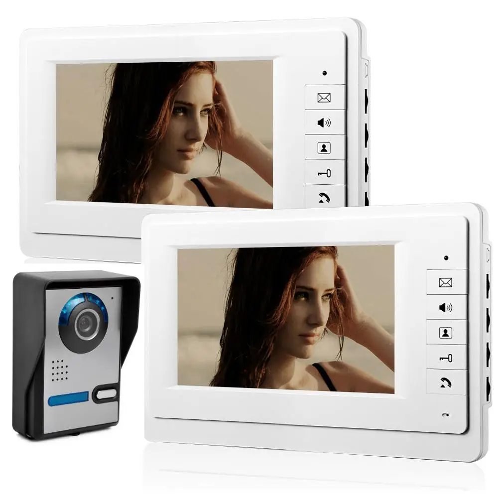 SmartYIBA 7 "Video Tür Sprechanlage Innen Monitor Sprechanlage Für Villa Private Home Security Home Security Video-türsprechanlage Türklingel Image