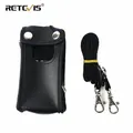 Walkie Talkie Holster Leather Carrying Holder Case For TYT MD380 MD-380 MD 380 Retevis RT3 RT3S DMR