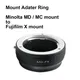 MD-FX Für Minolta MD / MC mount objektiv-Fujifilm X Mount Adapter Ring MD-X MC-FX MC-X