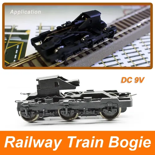 HO Maßstab 1:87 Fahrwerk Bogie Modell Eisenbahn Layout Zubehör Elektrische Zug Teile Chassis DIY