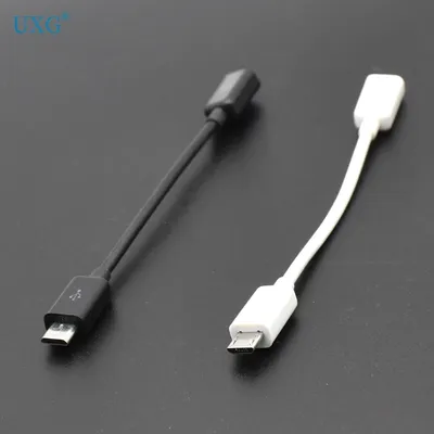 10cm Micro USB Weiblichen zu Micro USB Männlichen F/M Verlängerung Extender Datum Lade Kurze OTG