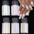 Mermaid Glitter Chrome Nail Powder Holographic Nail Glitter Aurora Pigment Powder for Nails Dip