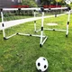 Boys Soccer Game Premium Portable Goal Set with Ball Air Pump Indoor Outdoor Durable Football
