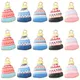 25Pcs 5 Styles Winter Hat Enamel Charms Beanie Hat Charms Enamel Hat Cap Charms for Necklace