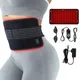 Infrared Light LED Therapy Belt Waist Red Light Heating Massage Belt Pad Lumbar Back Waist Massager