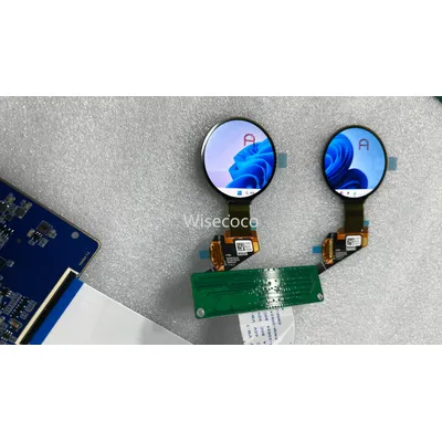 1.39" Flexible Dual OLED Display 400*400 Round Circle Circular Amoled Screen with MIPI Controller Board for VR Glasses Wearable