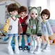 1/6 BJD Doll Clothes Cute Cat Sweater Hoodie Cat Ear laser color Jacket Doll Accessories For 1/6