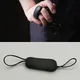 Black Genuine Leather Hand Finger Ring Band Lanyard Strap Sling Handle Camera String Bracelet for
