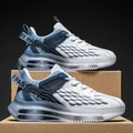 2023 Men Shoes Casual Sports Fashion Outdoor Flying Weave Breathable Mesh Shoes for Men Lace-Up