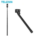 TELESIN Ultra Lange 3M 2 7 M 106'' Selfie Stick Erweitert Einbeinstativ Carbon Faser Für GoPro Hero