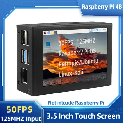 3 5 Inch Touch Screen für Raspberry Pi 4B 3B + 3B 125MHz SPI LCD Display für Raspbian Ubuntu Kali