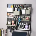 Ccreative Hole Board Rack Student Dormitory Desk Surface Punch-Free Wall Hook Living Room Bedroom