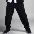 Cotten Tai Chi Pants Wu Shu Pants Martial Art Kung Fu Wing Chun Pants Black Blue Color M-XXXXL