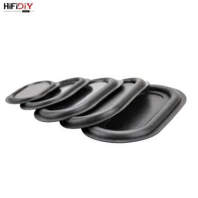 HIFIDIY LIVE Bass-Lautsprecherplatte, passive Heizkörper-Hilfs-Bass-Gummi-Vibrationsplatte, oval, 2040–5090 (20–47) mm x (40–88) mm Image