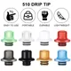 1piece 510 Candy Color Resin Drip Tip Replacement Connector Standard For Ice Maker Coffee Mod