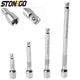 STONEGO 4-Piece Chrome Vanadium Steel Socket Extension Bar Set for 1/4 Inch Drive Sockets