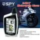 spy motorcycle 2 way alarm LCD Two Way Motorcycle Alarm System Remote Control Engine Start Keyless