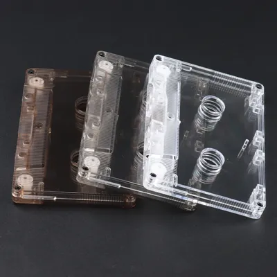 Hochwertige, transparente In-Typ I, II, IV Master Audio-Kassettengehäuse für DIY-Rollenkassette, Image