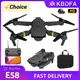 KBDFA NEW E58 Mini Drone WiFi FPV Altitude Hold Foldable Quadcopter with Battery 1080P 4K HD Camera