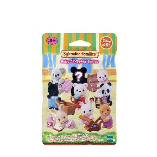 Sylvanian Familien Puppenhaus Baby Shopping Serie Blind Bag Zubehör 1pc Mini Spielzeug Figur 5382