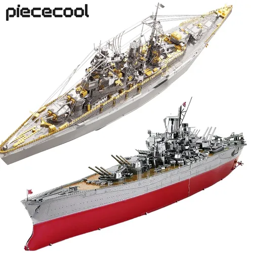 Piece cool 3d Puzzles Yamato Nagato Klasse Schlacht schiff Modellbau Kit DIY Boot Spielzeug für