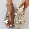 Elegante Damen-Herz-Flachsandalen, offene Zehen, Damen-Hausschuhe, rutschfeste Schuhe, Outdoor-Strandrutschen, Damen-Sandalen, Sommer, 2024, Größe 43