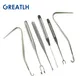 New Nasal Bone Nose Bone Pull Hook Rhinoplasty hook with Double Head Gold Handle Plastic face tools