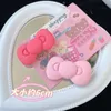 Sanrio Hello Kitty Haarspange, rosa Rose, Schleife, süß, süß, cool, Mädchen, Studenten, Wind,