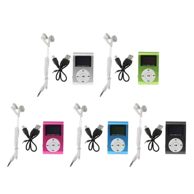 MX-801 Mini USB Metall Clip TF Karte Slot LCD Bildschirm Musik MP3 Player Image