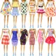 Pop Barbies Puppe Kleidung von der Schulter Kleid passen 11 5 Zoll Barbies & bjd Puppe täglich