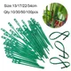 10-100pcs 13-34cm adjustable plastic plant cable tie reusable shrub fastener for garden tree