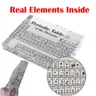 Periodensystem Mit Echt Elemente 3D Acryl Quelle Chemische Periodensystem der Elemente 83 Proben