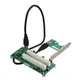 Diewu ASMedia/ASM1083 PCIe to dual PCI converter slot card for Video card