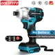 18V Cordless Electric Screwdriver Speed Brushless Impact Wrench Rechargable Drill Driver LED Light