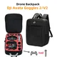 Large Capacity Storage Bag for Avata Drone Backpack Black Carrying Case for DJI Avata Goggles 2/V2