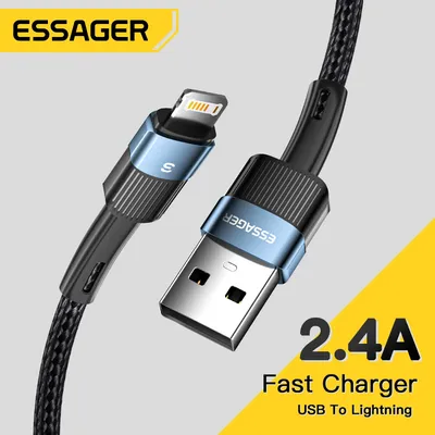 Essager usb typ c kabel für iphone 14 13 12 11 pro max xs 3a 20w schnell ladegerät usb c datenkabel Image