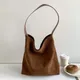 Faux Suede Women Shoulder bags Large capacity Scrub leather female handbag Casual big totes lady