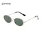 2025, neue polarisierte Herren-Sonnenbrille, modisch, Metall, oval, kleiner Rahmen, Sonnenbrille, Vintage-Trend, Punk-All-Match-Sonnenbrille für Herren