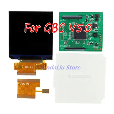 1set Für GBC 2,45 "IPS hohe helligkeit LCD screen Panel Kit für Gameboy Farbe GBC V 5,0 Image