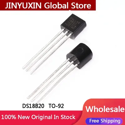 10-100Pcs DS18B20 TO-92 Sensor Electronic Chip 18B20 Temperature Sensor IC 18b20 Diy Electronic In