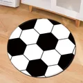 Fußball runden Teppich rutsch festen Teppich Ball Fußball drucken Computer Stuhl Kissen Schlafzimmer