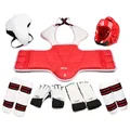 Erwachsene Kinder Karate Brust Beins chutz Uniform Set WTF Palm Handschuhe Taekwondo Helm Kinder MMA