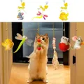Schaukel Katzen spielzeug klebrige Scheibe elastische hängende Tür necken Kätzchen Seil langes Seil