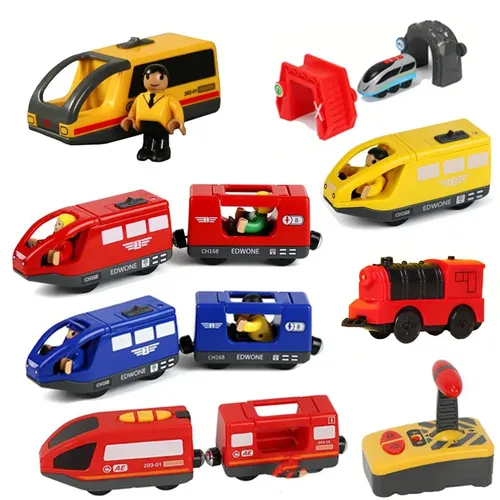 Holz Track Zubehör Elektrische Zug Spielzeug Set Zug Diecast Spielzeug Fit für Buche Holz Eisenbahn