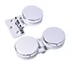 1Pc90 180 Degrees Zinc Shower Box Screen Frameless Glass Hinge Mortise decorative cover round chrome