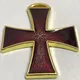 Templer Ritter Rot Kreuz Schmuck Medaille 1870 Eisen Kreuz EK2 Preußische Militär Meditation