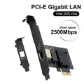 2500Mbps PCIe Network Card Dual Port Pcie To RJ45 Intel I225 Gigabit Ethernet 100/1000M/2500M RJ45